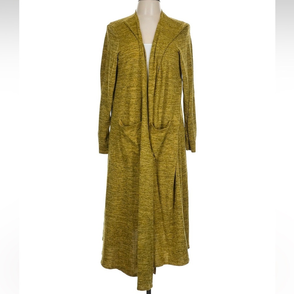 LuLaRoe Sarah Duster Long Open Front Cardigan Sweater Size Large L